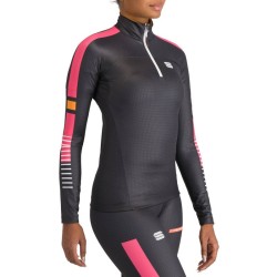 Sportful Apex W Damen Jersey 2024 schwarz / himbeerrosa